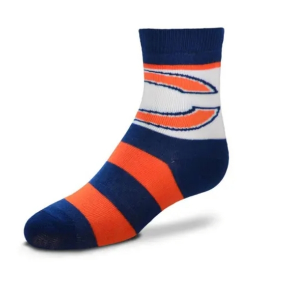 NWT Toddler's Chicago Bears Rugby Quarter Socks - Picture 1 of 5